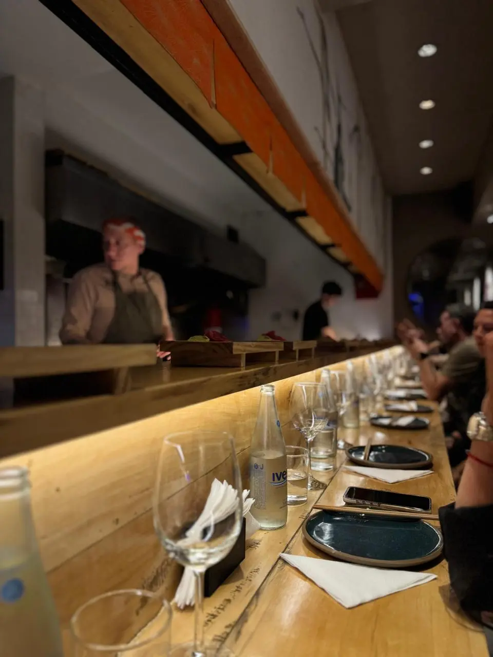 Vista del salón del restaurante